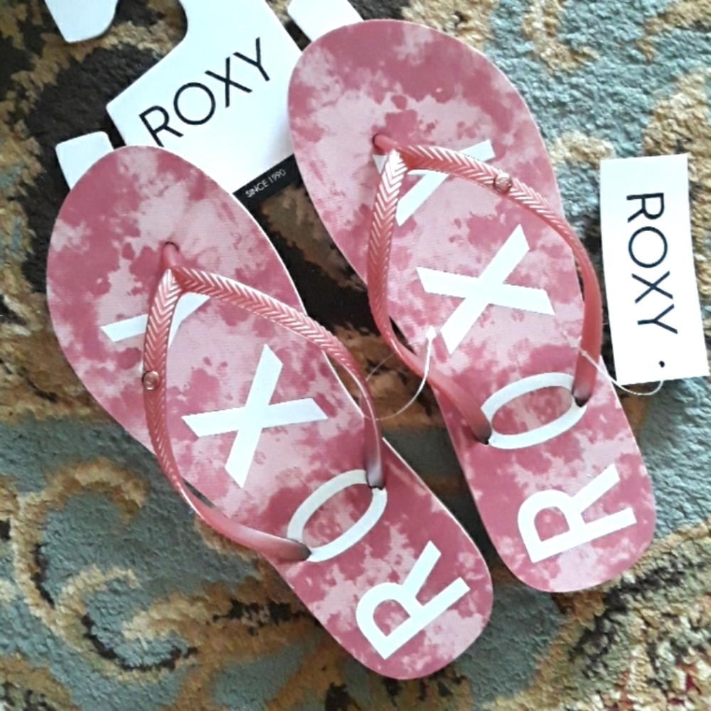 8x*Host Pick*Roxy adorable flip flop sandals